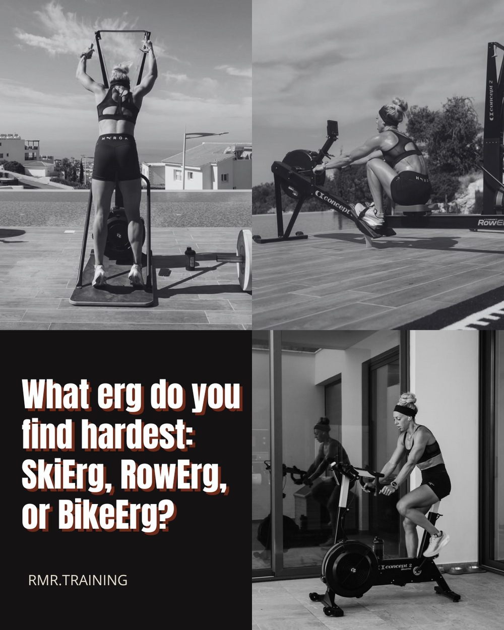 Mastering the Ergs: Your Ultimate Guide to SkiErg, RowErg, and BikeErg for HYROX